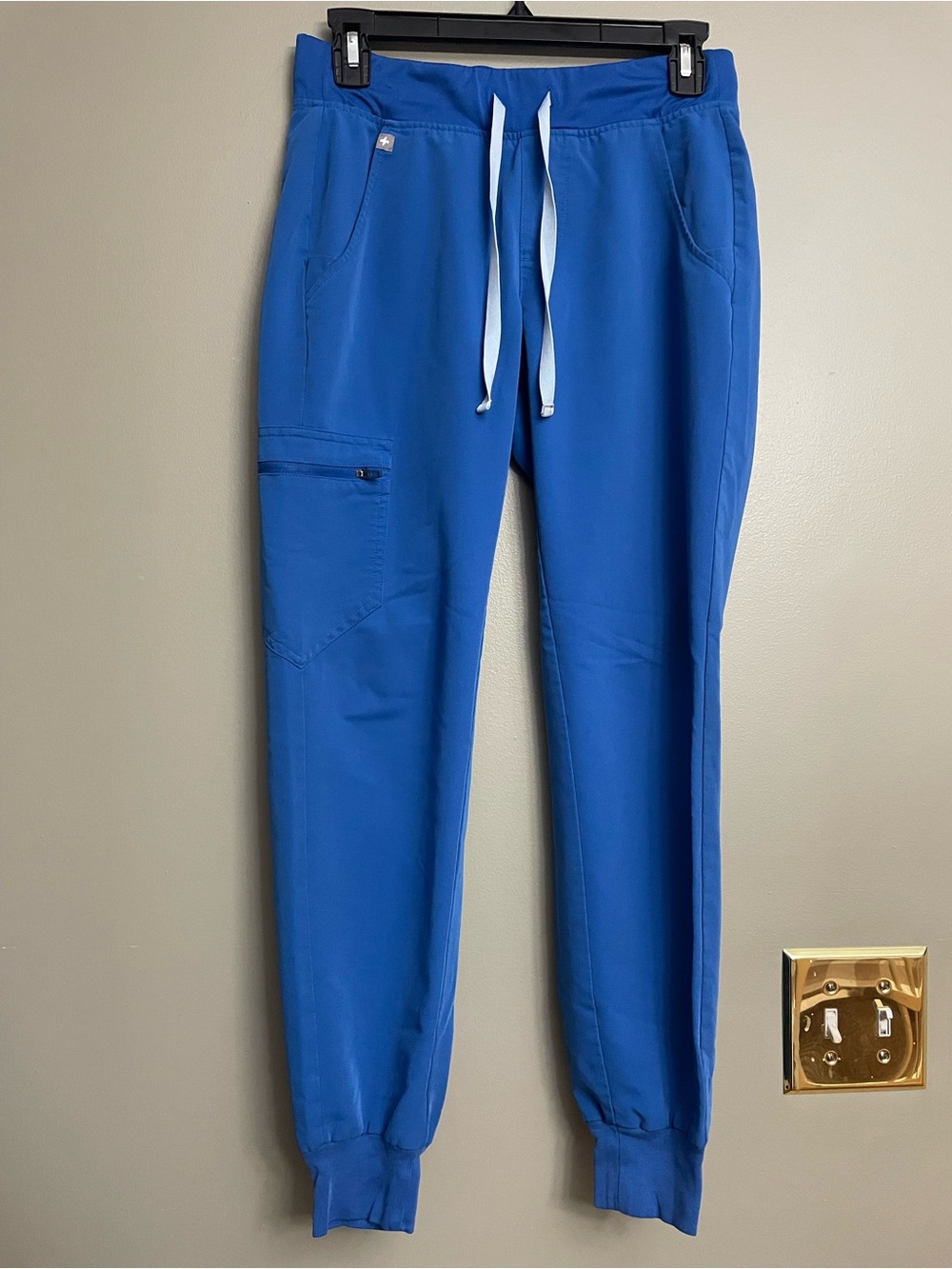 Figs Yola Skinny Scrub Pants Royal Blue Size X Small